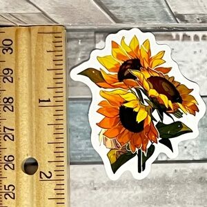 🌀10/$10🌀 Sunflower Reusable Waterproof Vinyl Sticker Decal